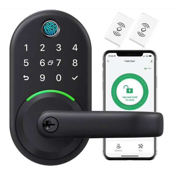 Smart Door Handle Lock with Keypad